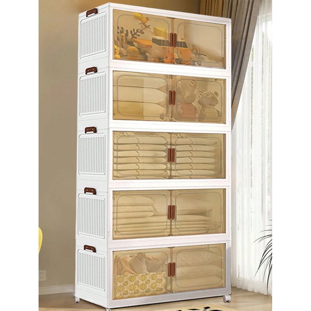 Shoe Box Display - Dekorationsregal für Zuhause, großer Aufbewahrungsschrank, faltbares