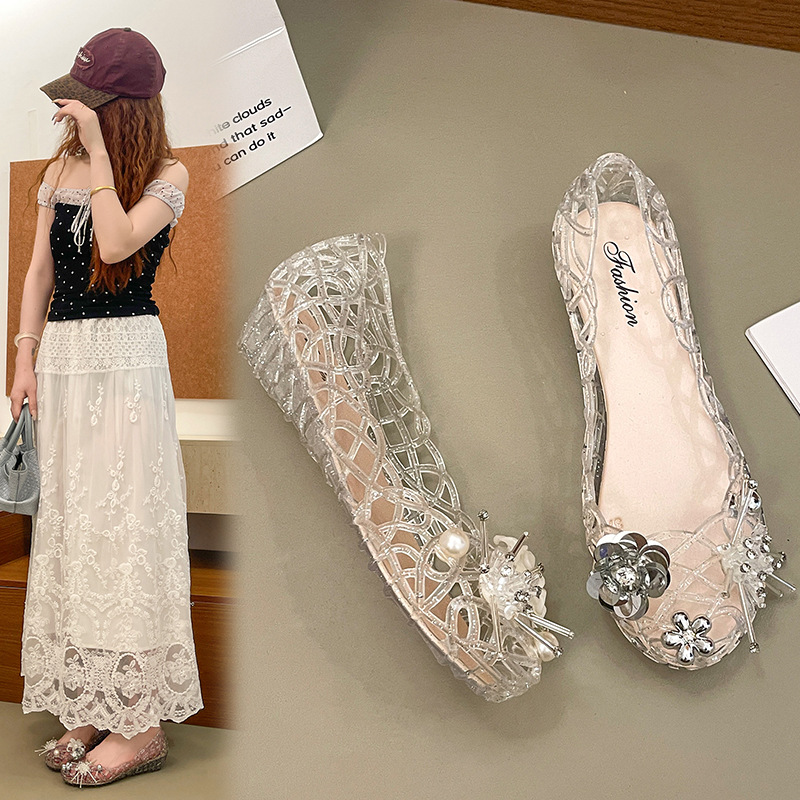 Insole Memory Foam - 2026 Damen-Stretch-Häkelschuhe mit Memory-Schaum-Einlegesohle, Ausgehöhlte Modische