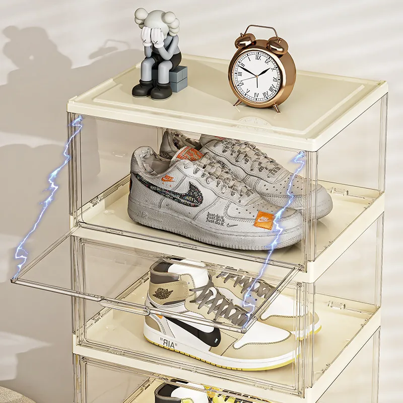Transparenter Acryl-Klappschuh – Shoe Box Display Bewertung und Preis