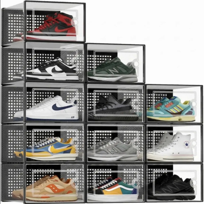 Stapelbare Schuhaufbewahrungsb – Shoe Box Display Bewertung und Preis