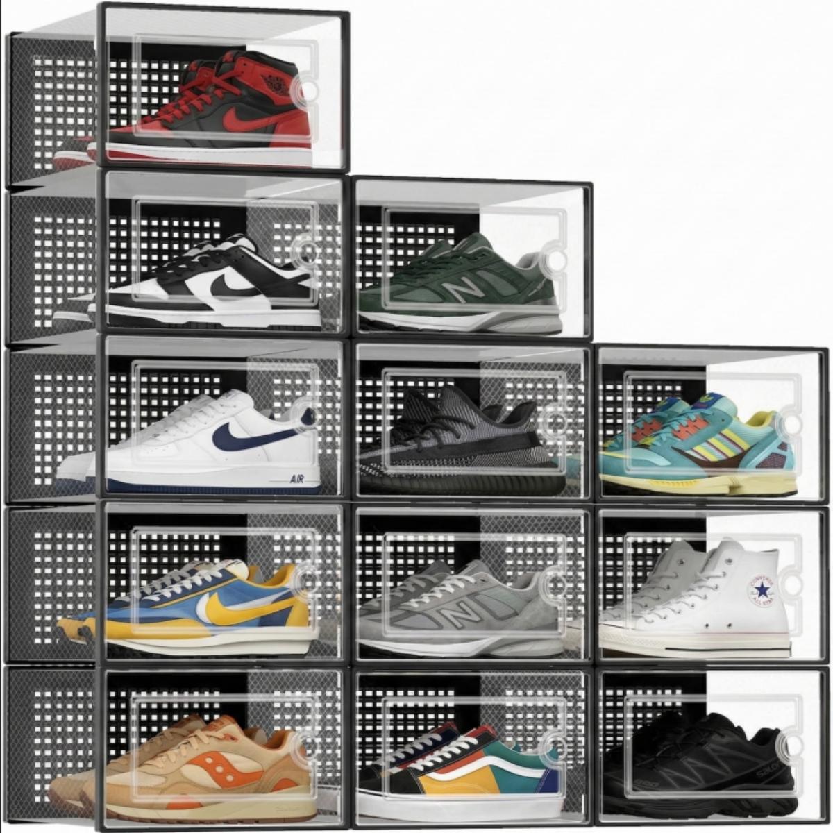12er-Pack Transparente Kunstst – Shoe Box Display Bewertung und Preis