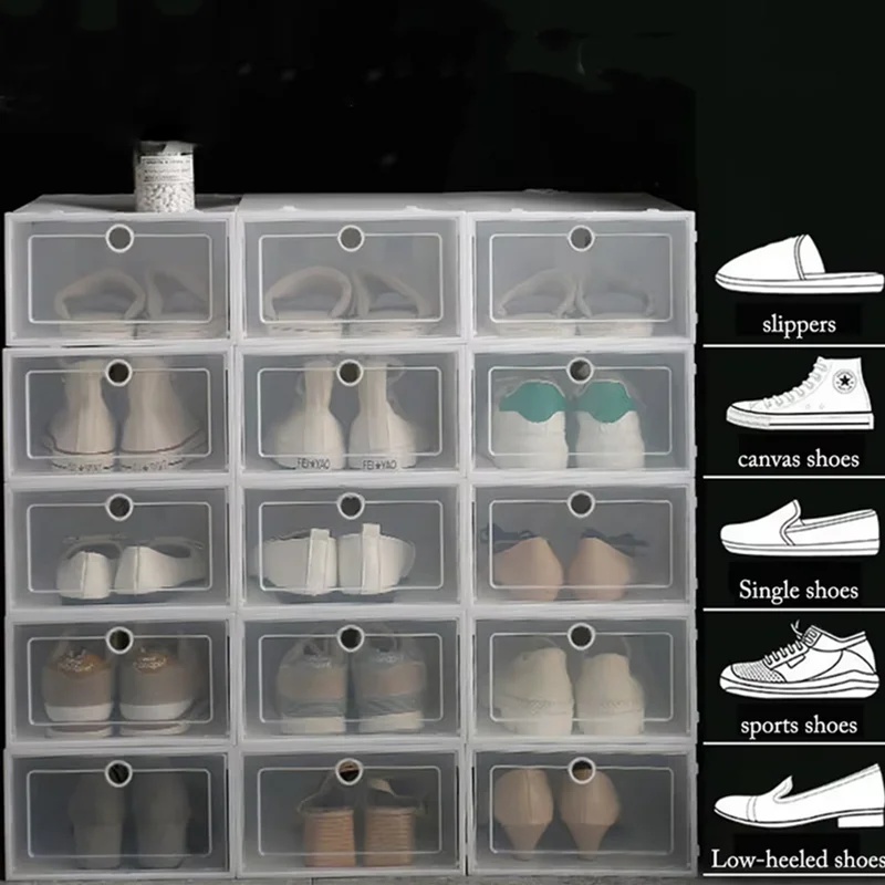 6er-Pack transparente Schuhbox – Shoe Box Display Bewertung und Preis