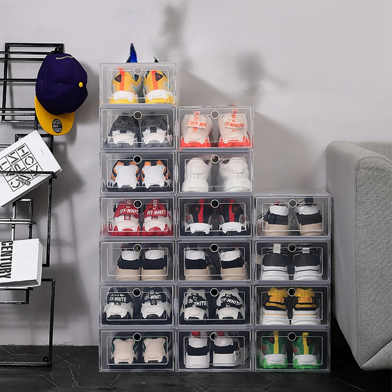 6er-Pack transparente Schuhbox – Shoe Box Display Bewertung und Preis