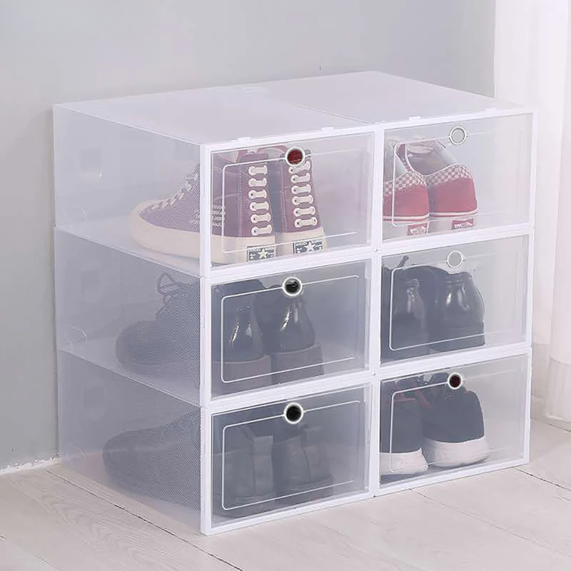 6er-Pack transparente Schuhbox – Shoe Box Display Bewertung und Preis